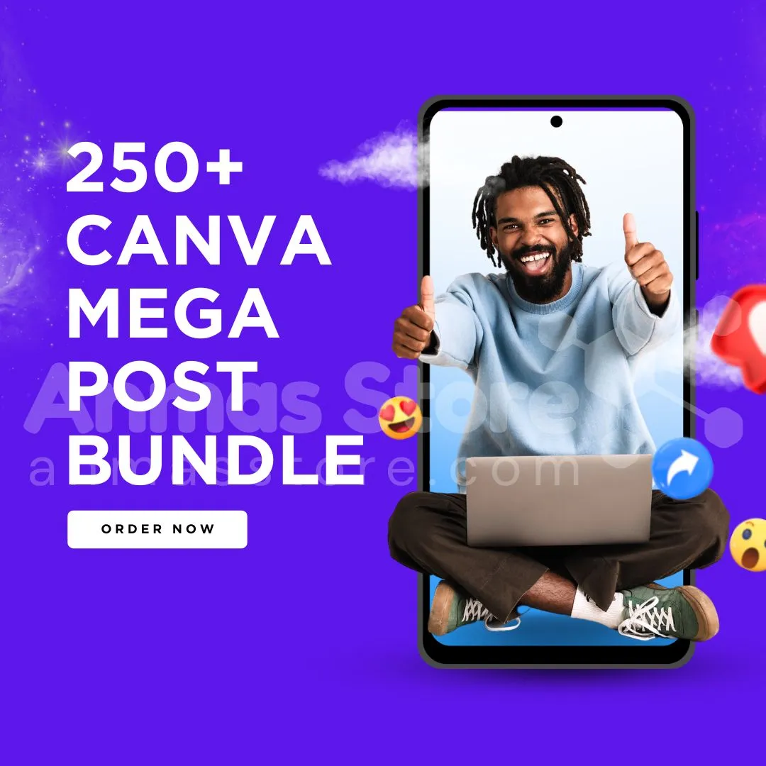 Canva Mega Post Bundle (250+ Ready-to-Use Templates)